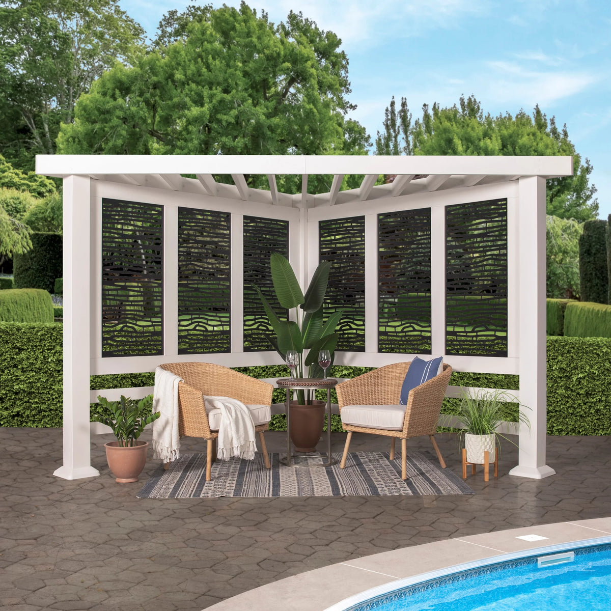 Steel Cabana Pergola A47683