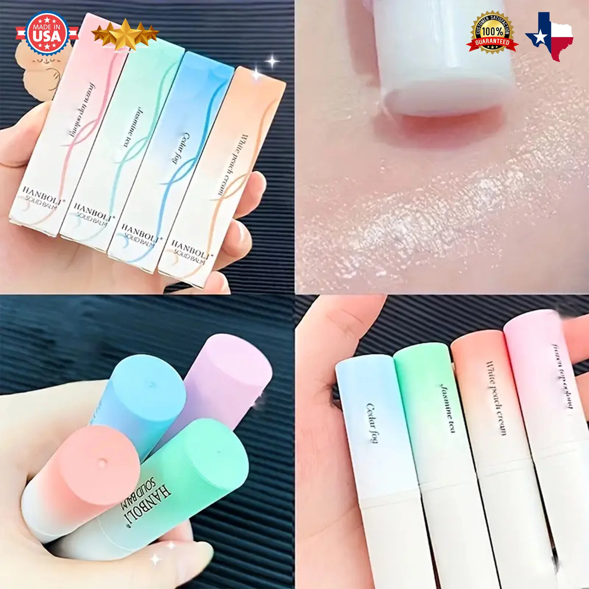 Solid Perfume Stick Fruity Floral Scent W9047