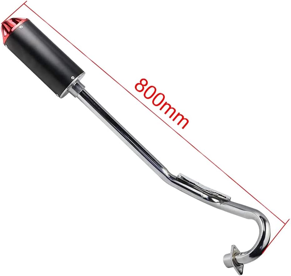 Red Pack of 2 Exhaust Muffler Silencer Pipe Assembly Kit I554460