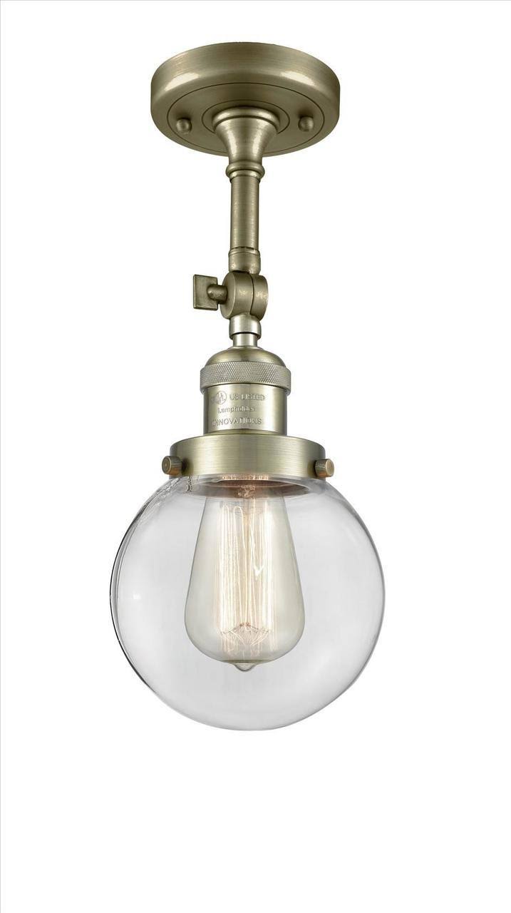 1 Light 6 inch Semi-Flush Mount I854616