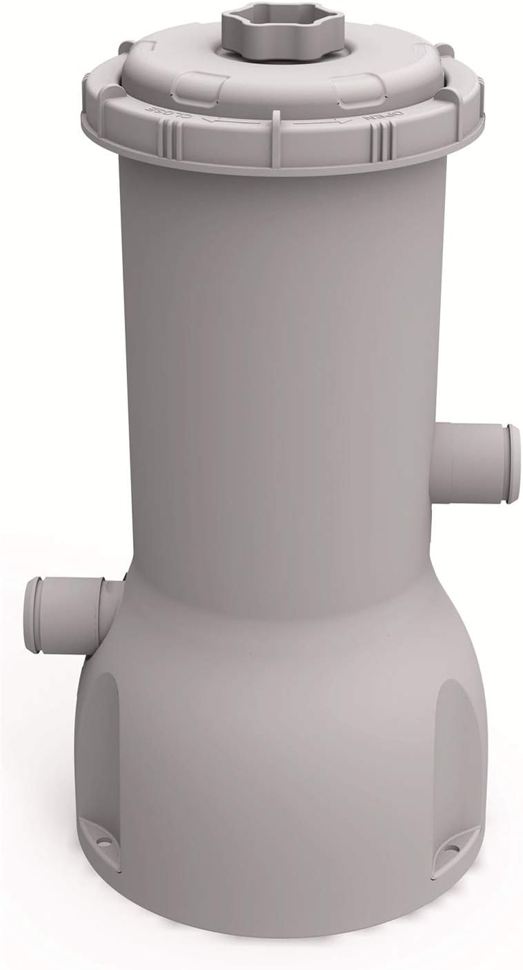 Above Ground Swimming Pool Filter Cartridge Pump with 32 mm Hoses Pack of 2 U36996