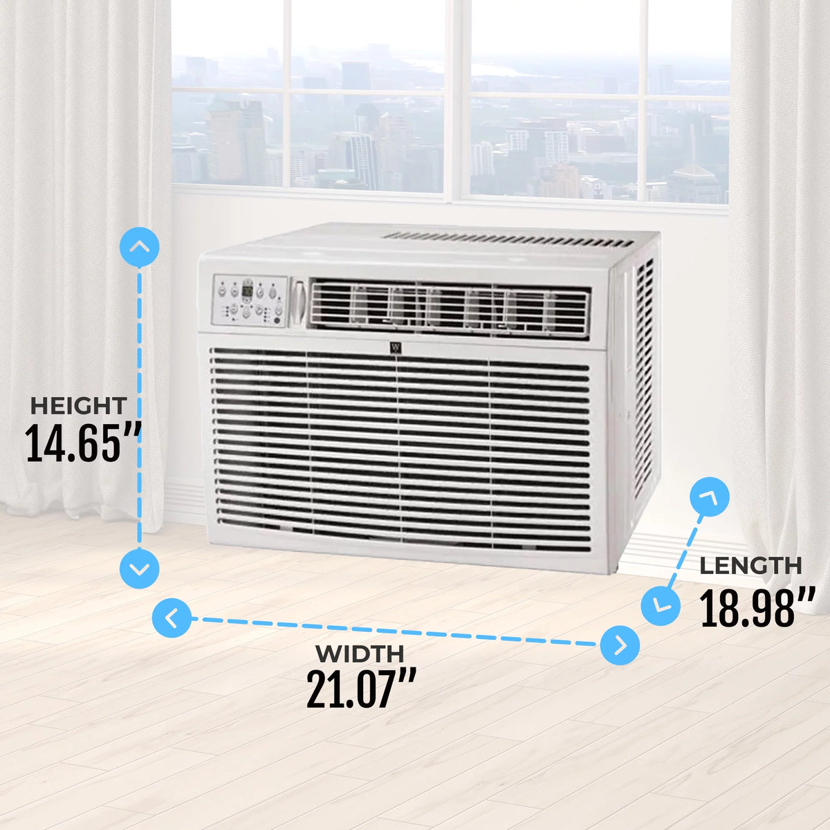 10,000 BTU Window Air Conditioner with Remote T8624