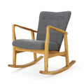 Grey Fabric Rocking Chair N996003