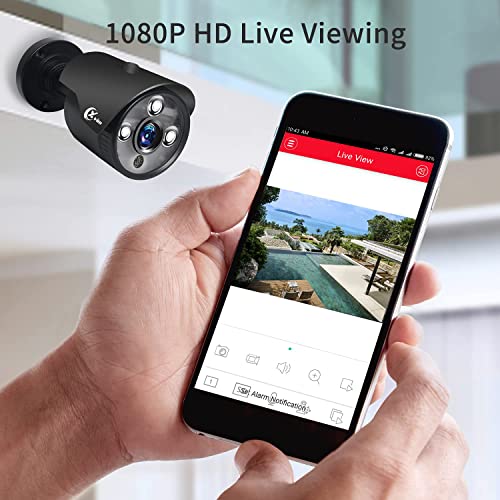 8CH 1080P Home Security Camera System with 1TB Hard Drive W652