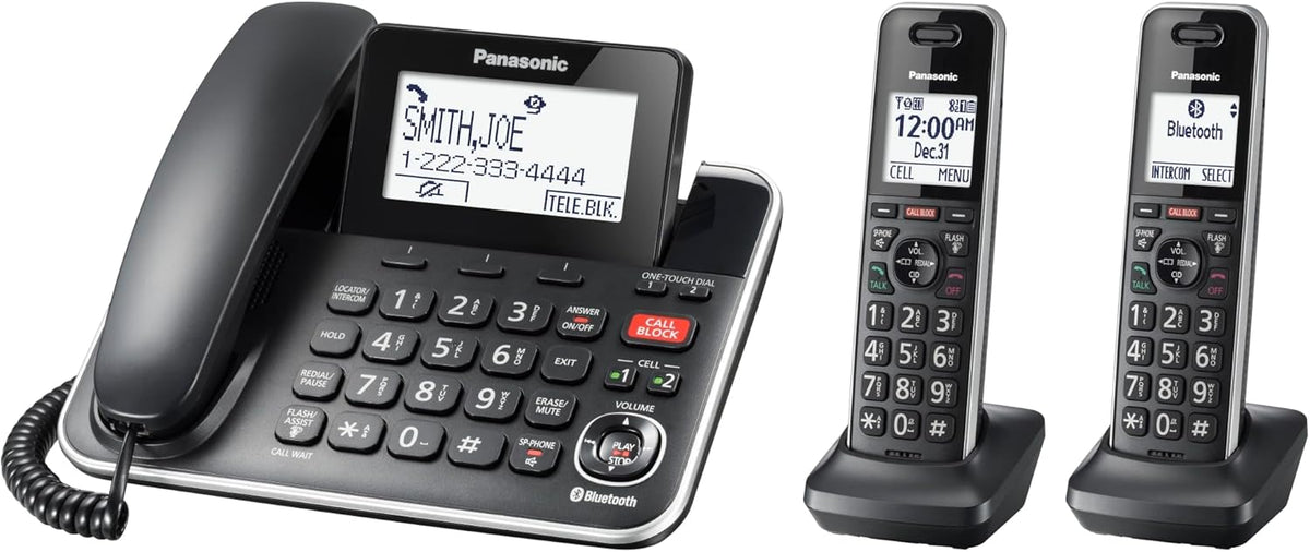 Corded/Cordless Phone with Digital Answering System and Smart Call Blocker G383778