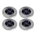 Solar LED In-Ground Disk Lights 4-Pack G992213