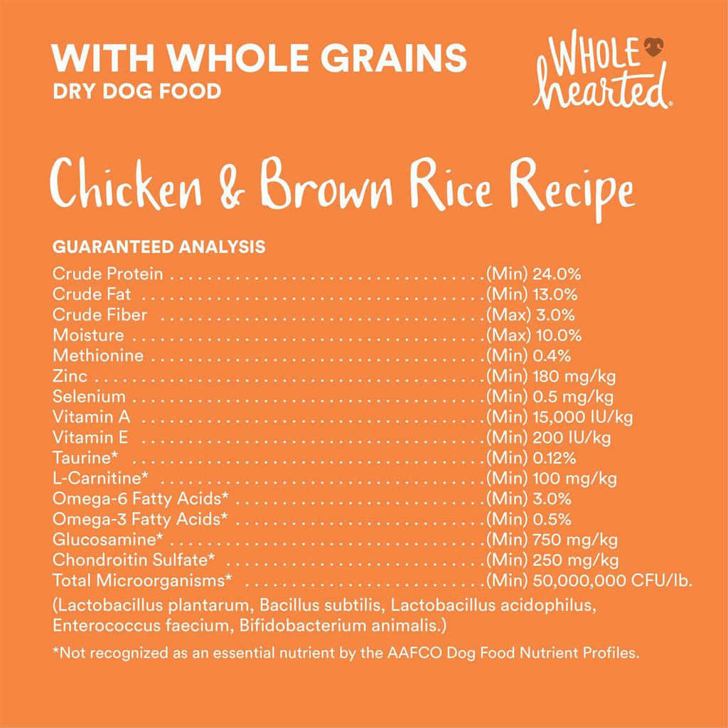 Chicken & Brown Rice Recipe Dry Dog Food P527