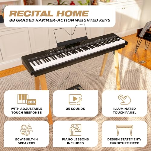 88 Hammer Action Weighted Keys Digital Piano B5744
