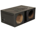 12" Dual Vented Ported Car Subwoofer Sub Box Enclosure Y959