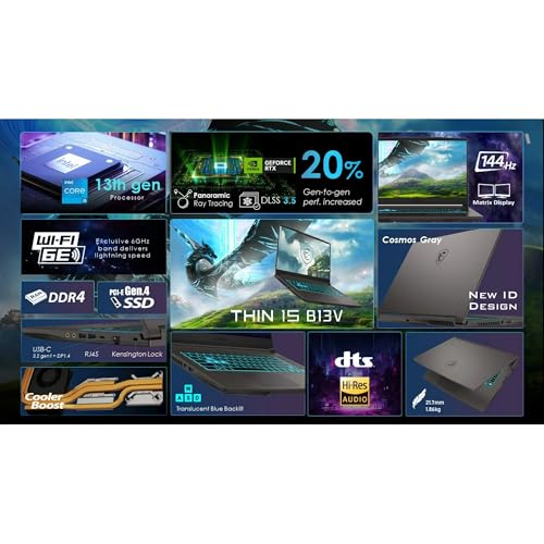 15.6" FHD 144Hz Gaming Laptop, Intel Core i5, RTX 4060, 32GB RAM, 2TB SSD B17205