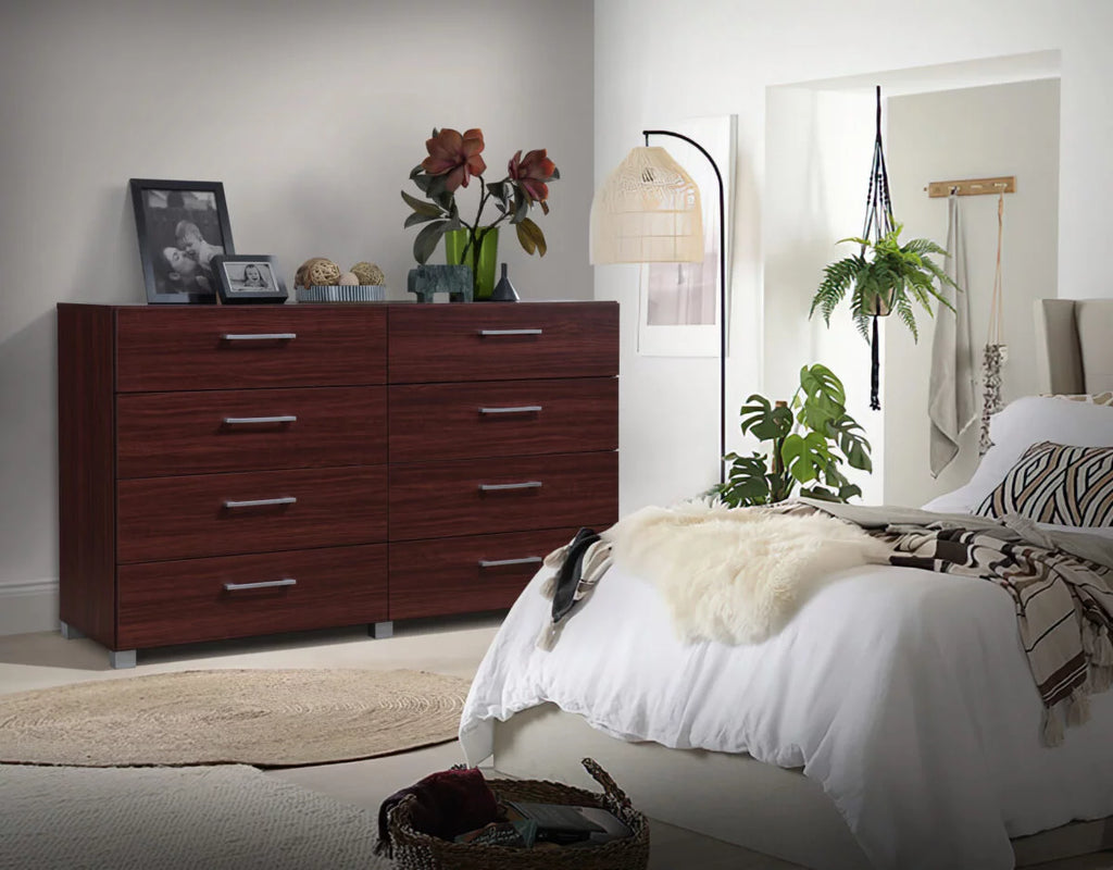 8 Drawer Mahogany Dresser P207