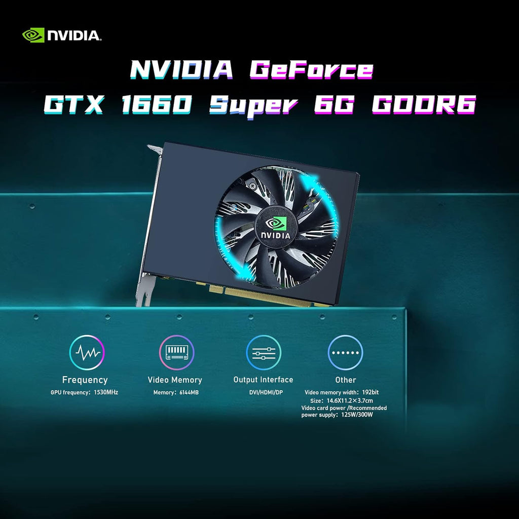 RGB Gaming PC Desktop Computer W7086