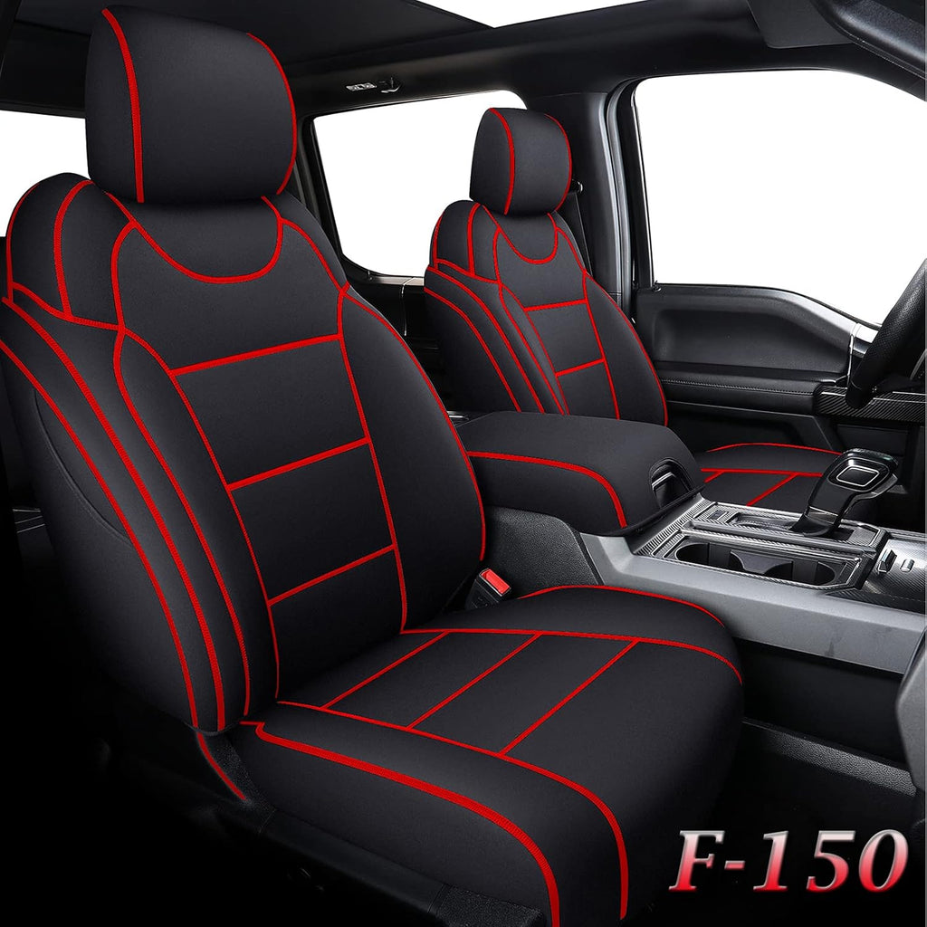 Waterproof Neoprene Front and Rear Seat Covers Full Set Q845