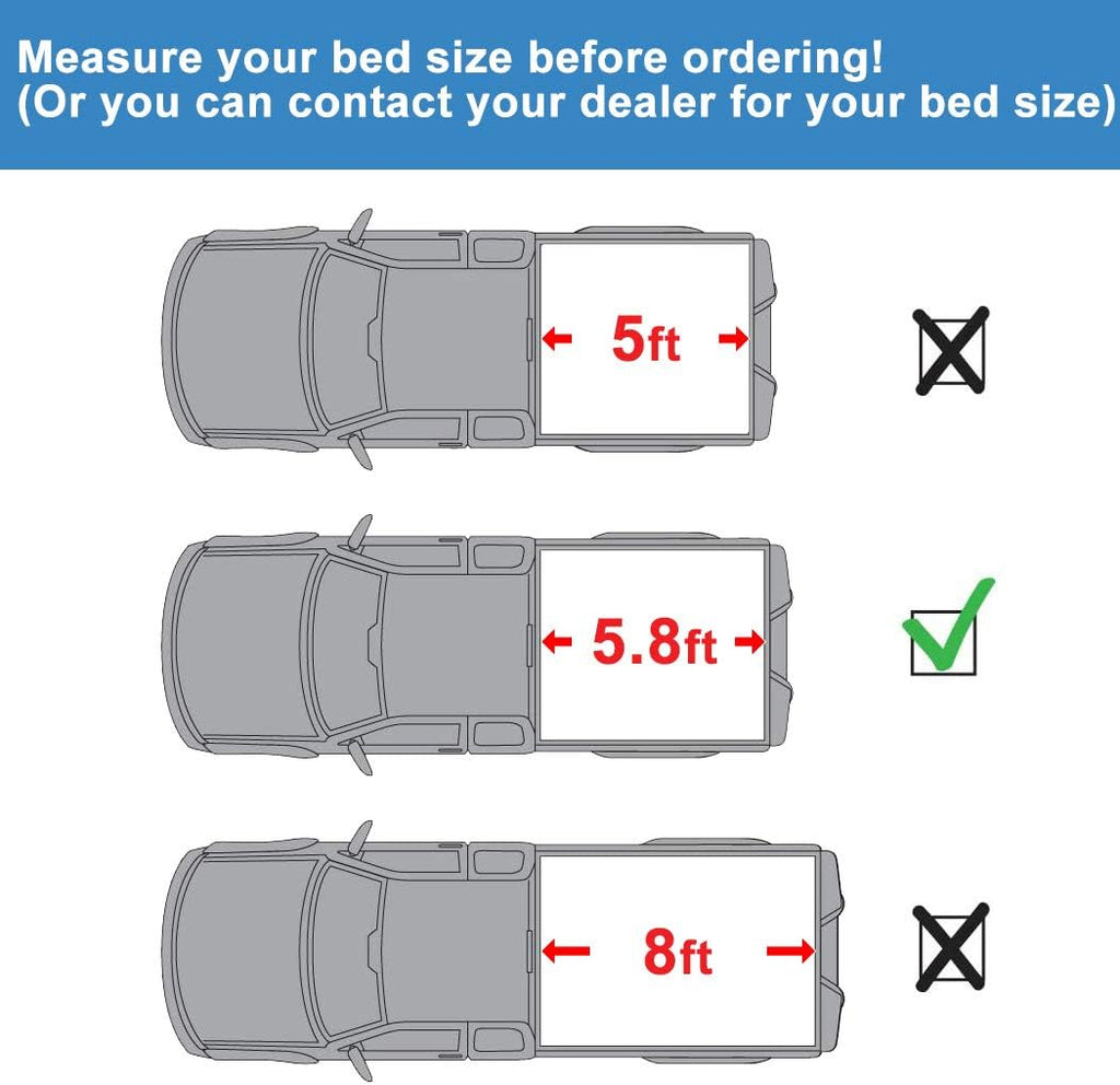 Soft Quad Fold Truck Bed Tonneau Cover E7649