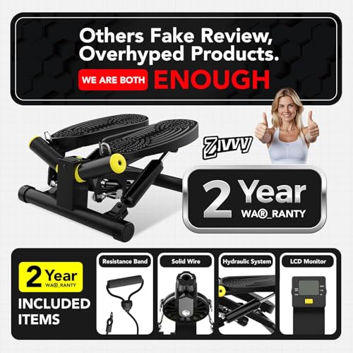 Mini Twist Stepper with 330LBS Weight Capacity O79488