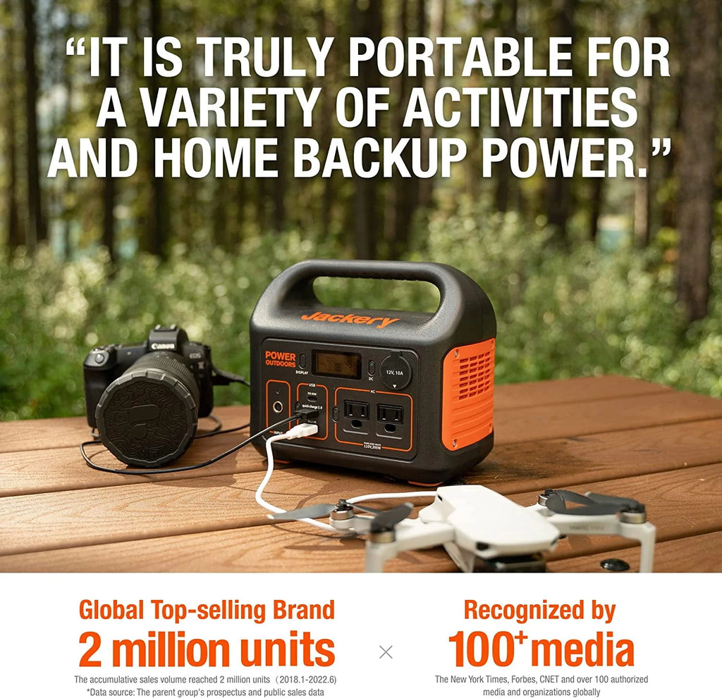 Portable Power Station with Automobile Battery Charging Cable H475646