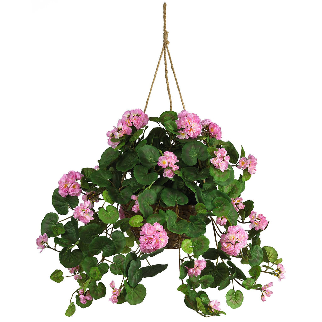 Silk Hanging Basket Plant V1411