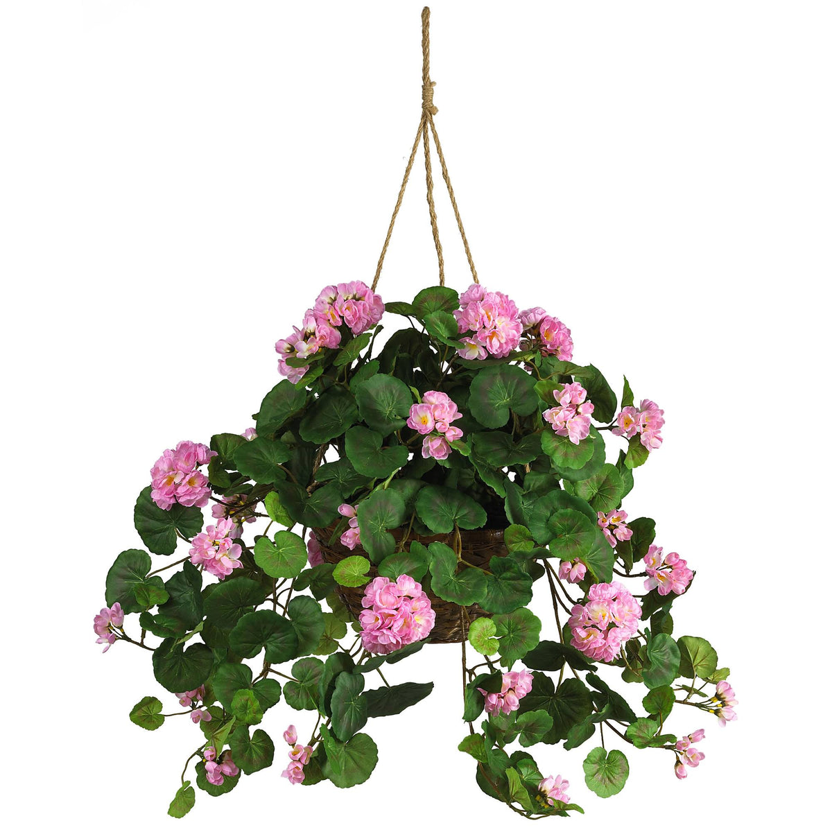 Silk Hanging Basket Plant V1411