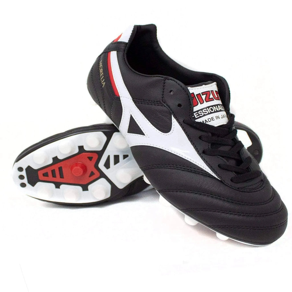 Black/White/Red Molded Soccer Cleat L880