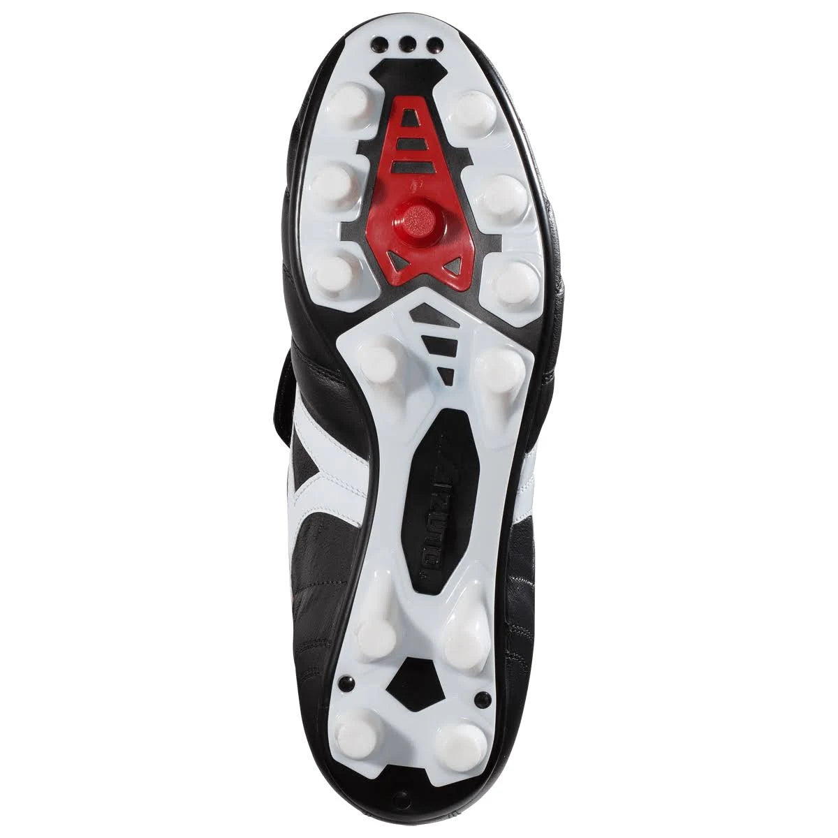 Black/White/Red Molded Soccer Cleat L880