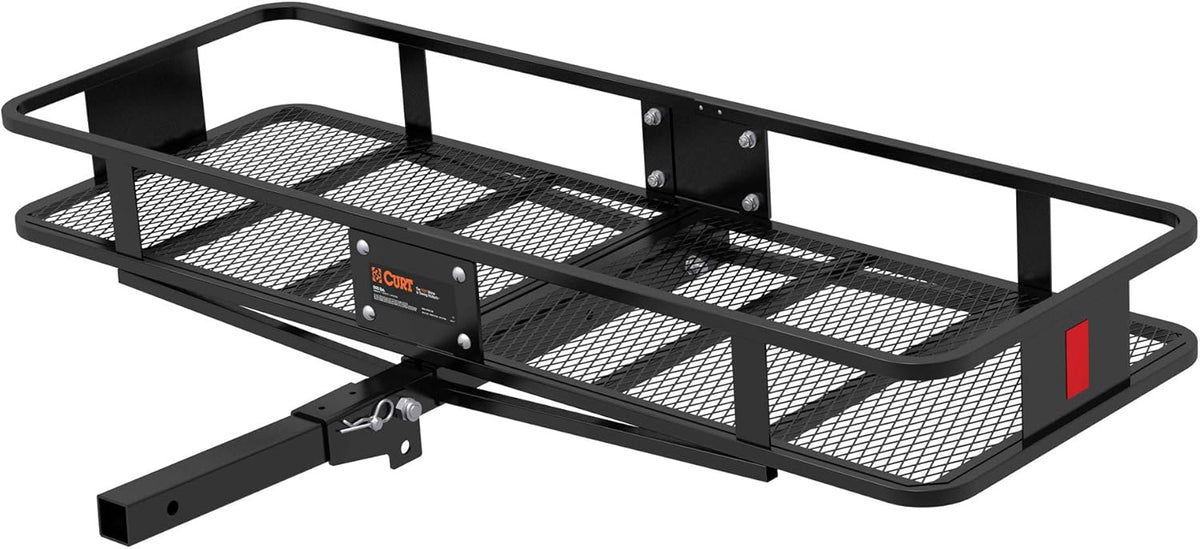 60 x 20-Inch Black Steel Basket Hitch Cargo Carrier J589