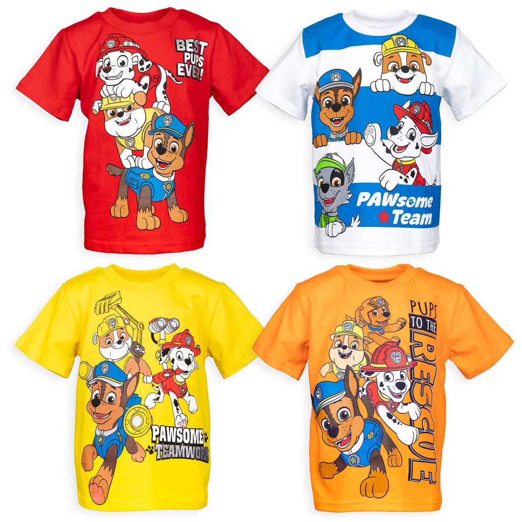 4 Pack Toddler Boys T-Shirts F6815