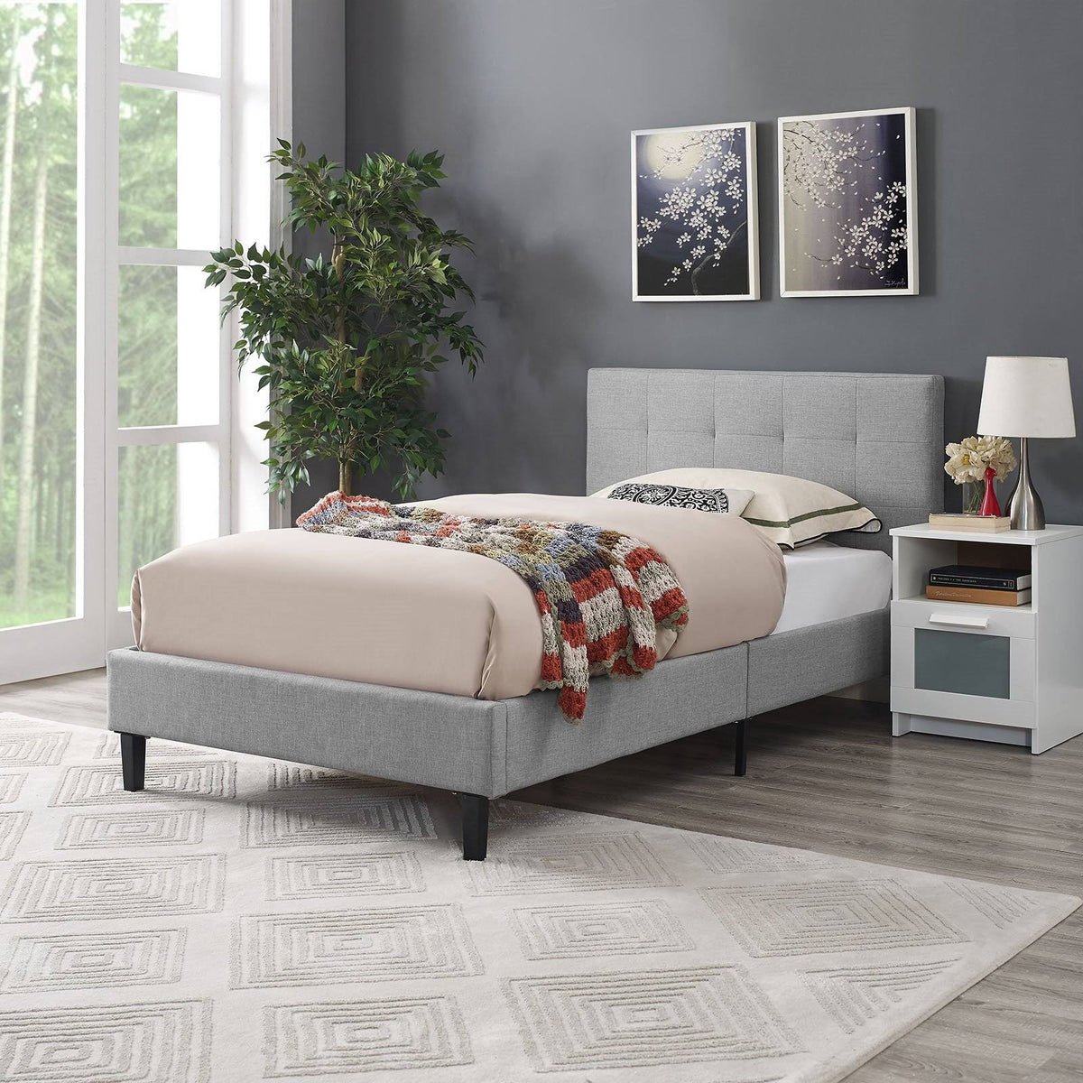 Beige Full Bed R65208