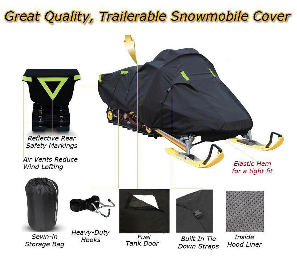 Trailerable 600 Denier Snowmobile Cover A275