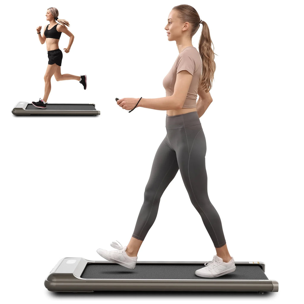 Treadmill Walking Pad with Remote Control 2 in 1 Portable J34800