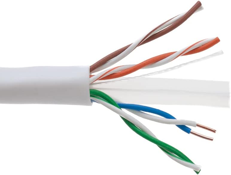 1000ft CAT6 Solid Cable 550Mhz UTP 23AWG Network Wire D522