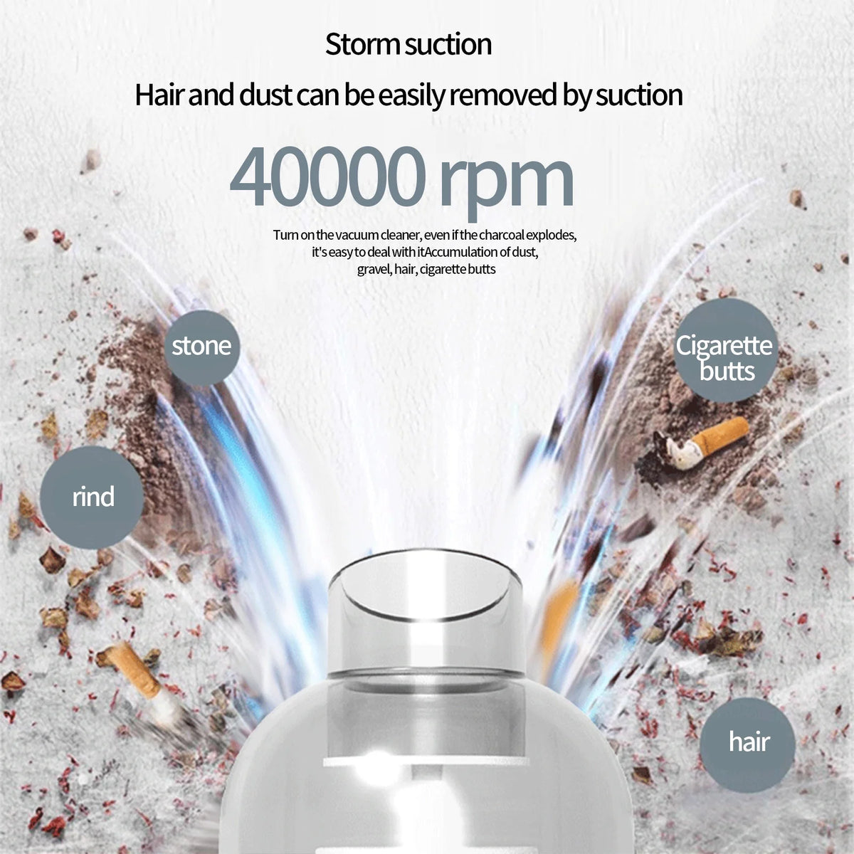 Cordless Handheld Car Vacuum Cleaner E567