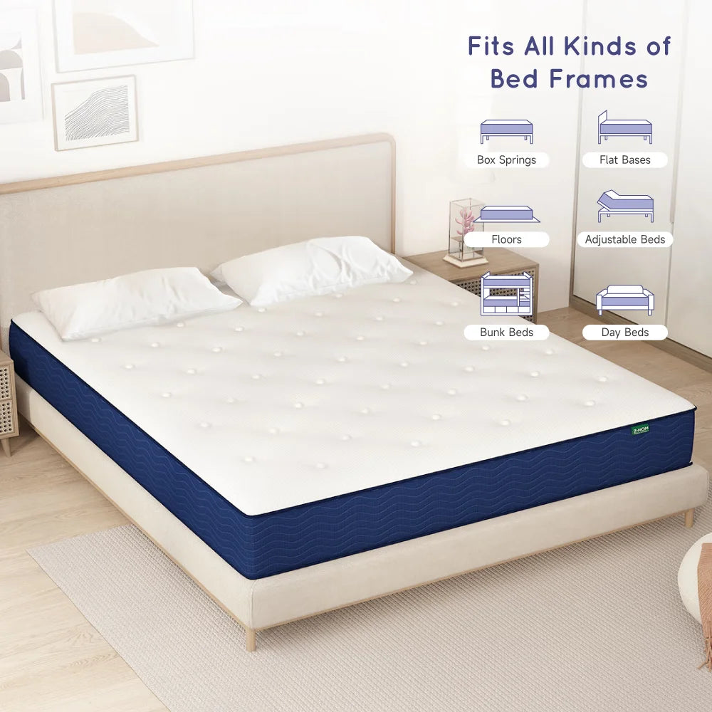Queen Size Gel Foam Hybrid Mattress V3812