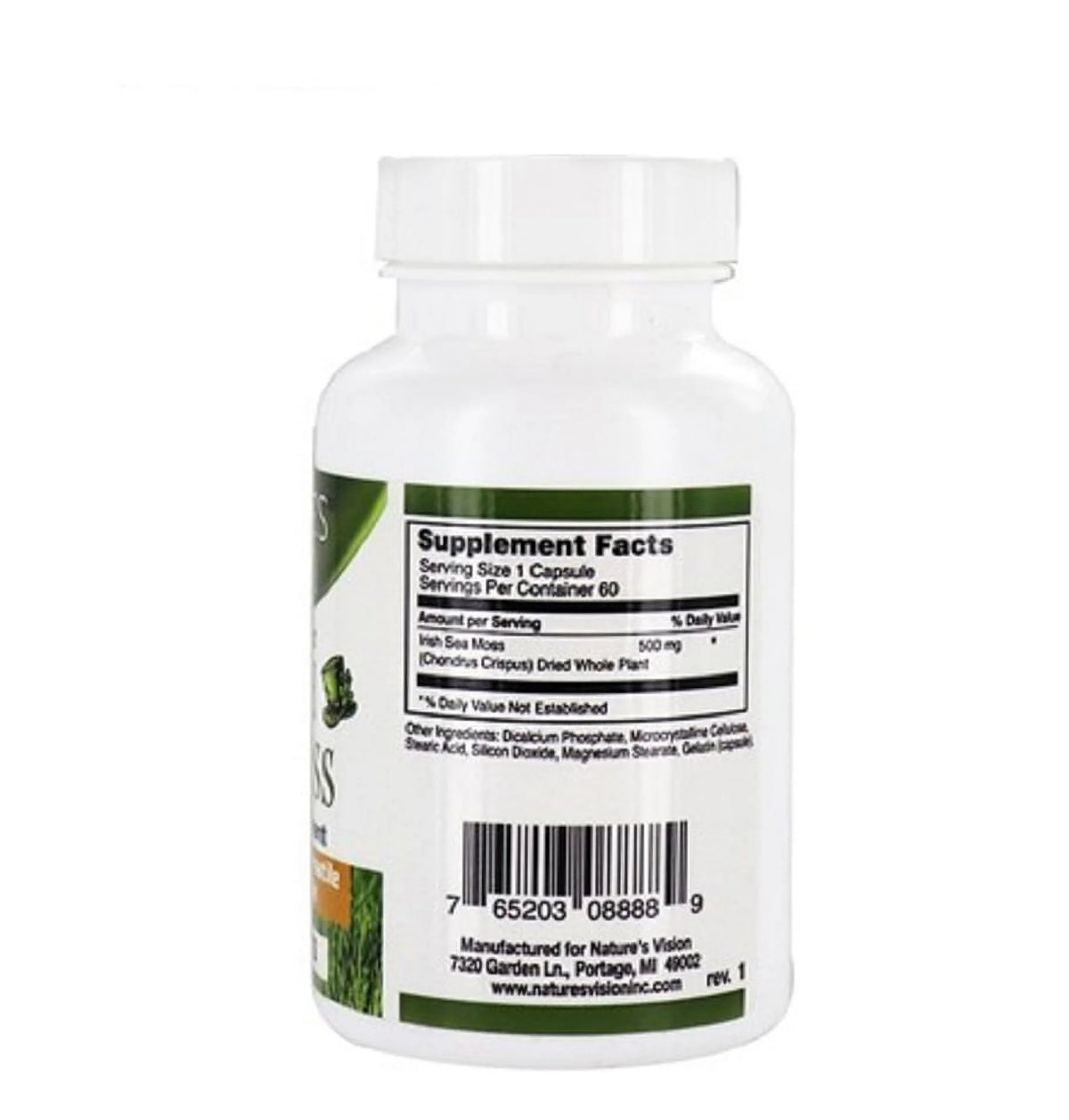 Irish Sea Moss 60 Capsules K925
