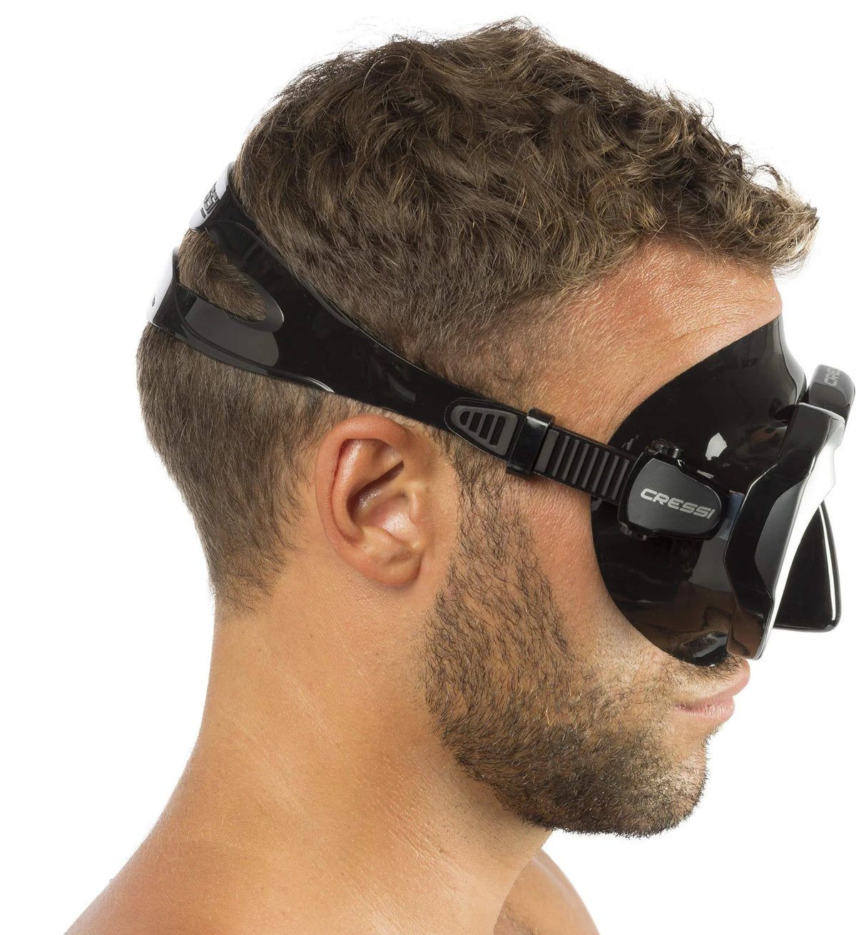 Black Silver Diving Mask Q355