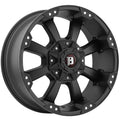 20x9 6-Lug Flat Black Wheel K46253