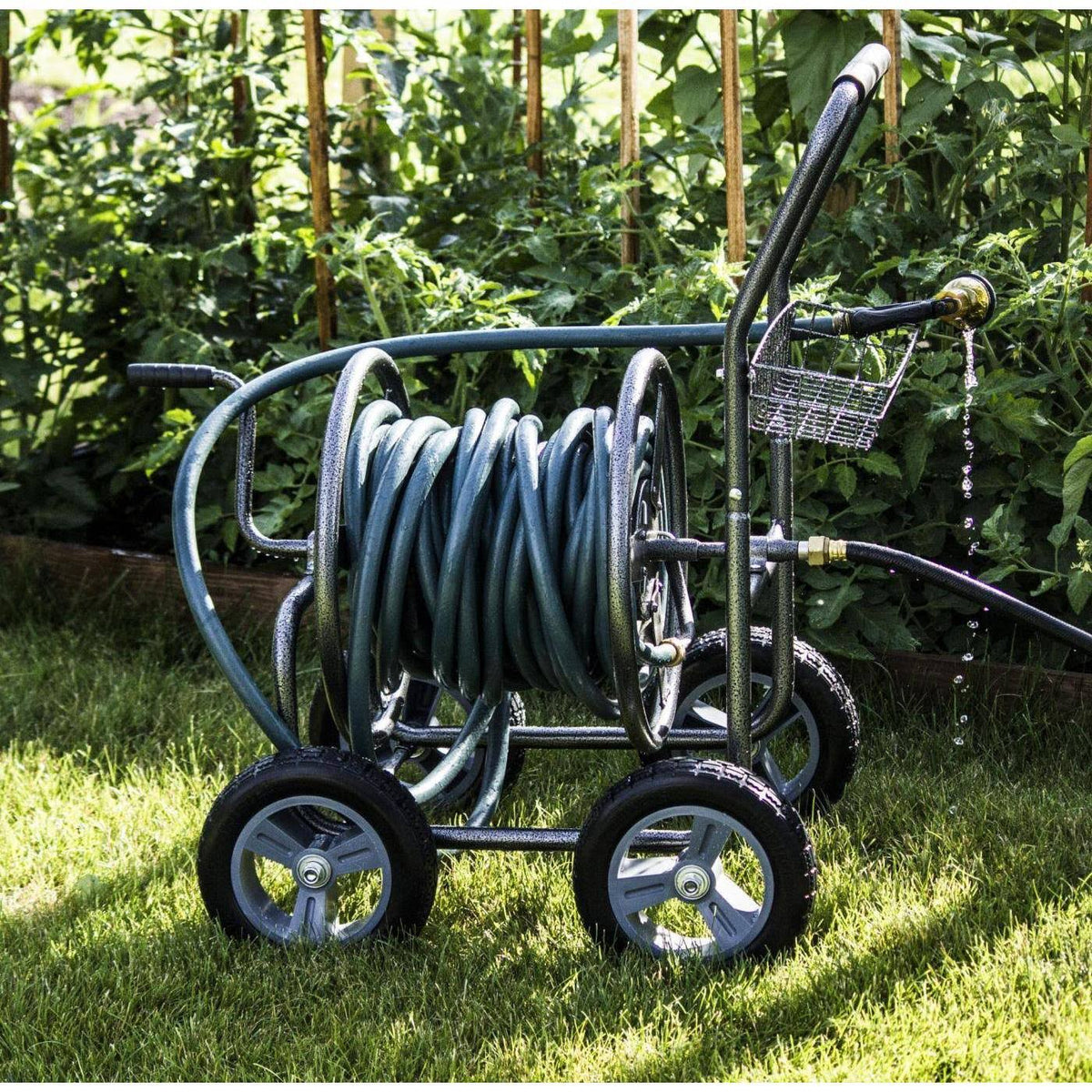 Metal Cart Hose Reel F830561
