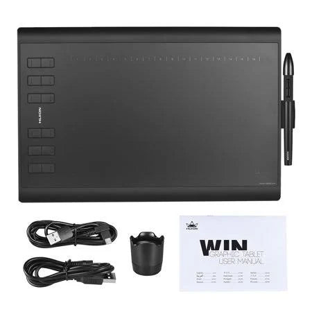 Portable Drawing Graphics Tablet with Rechargeable Digital Pen W93132