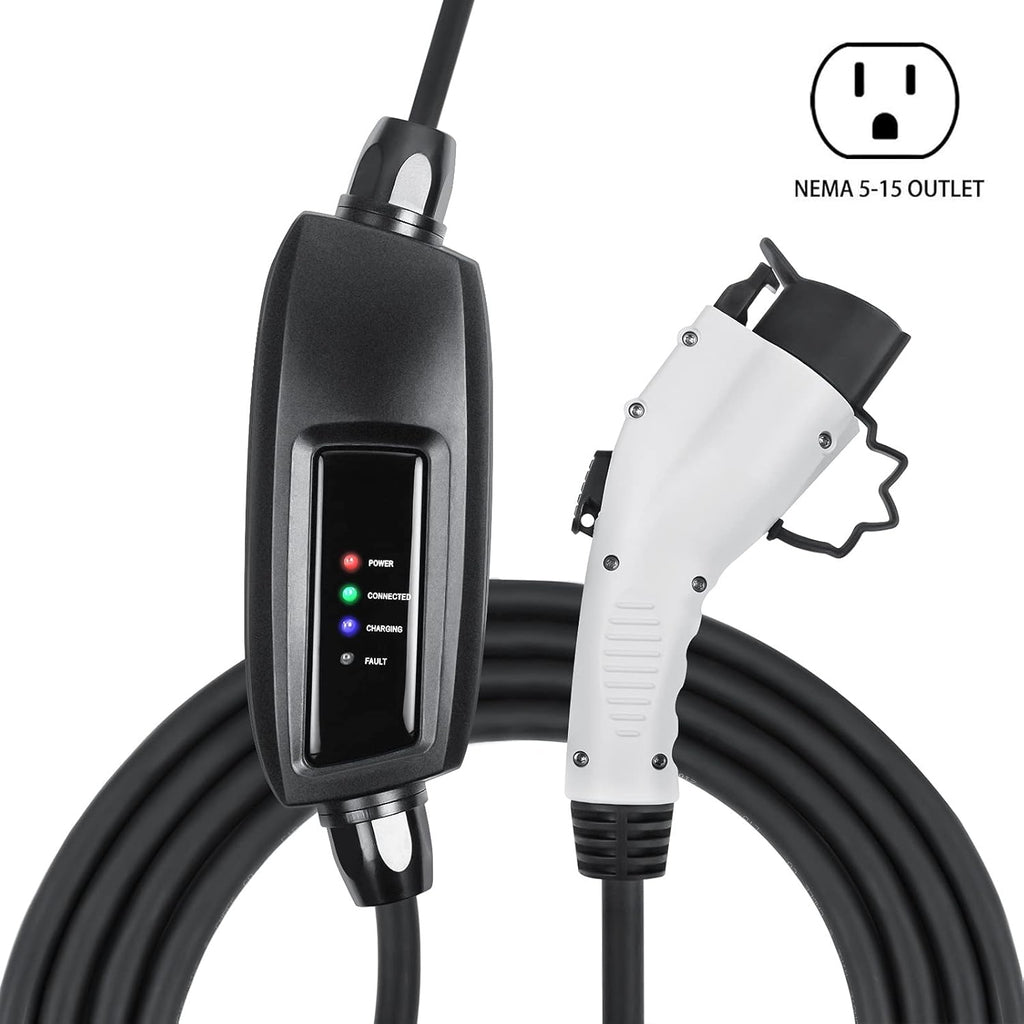110V 16 Amp Level 1 EV Charger with 21ft Extension Cord A904
