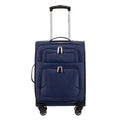 Navy 20-inch Softside Carry-on Luggage D955
