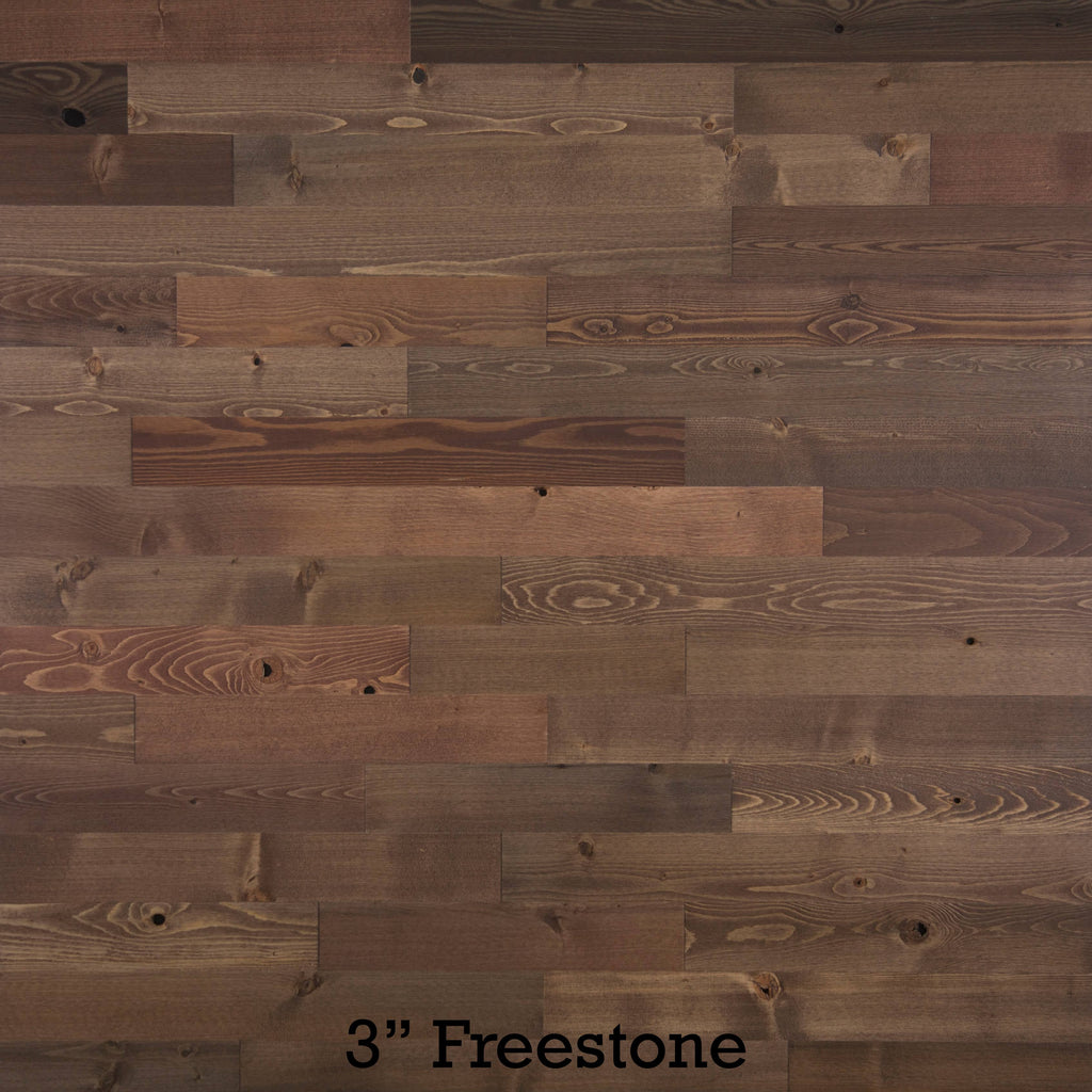 Reclaimed Wooden Wall Planks, Peel and Stick, 10 Sq. ft Q738145