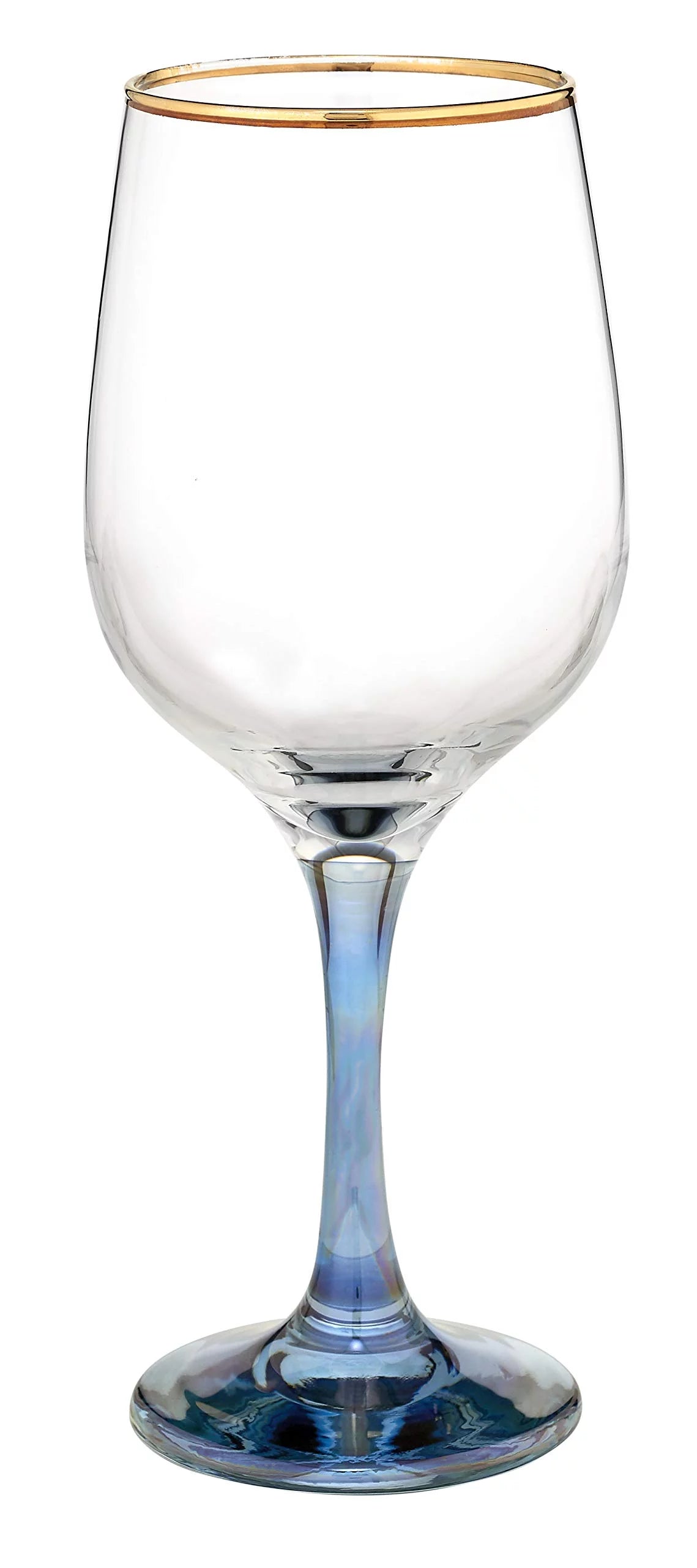 Set of 4 Italian Crystal Wine Water Beverage Glasses W365779