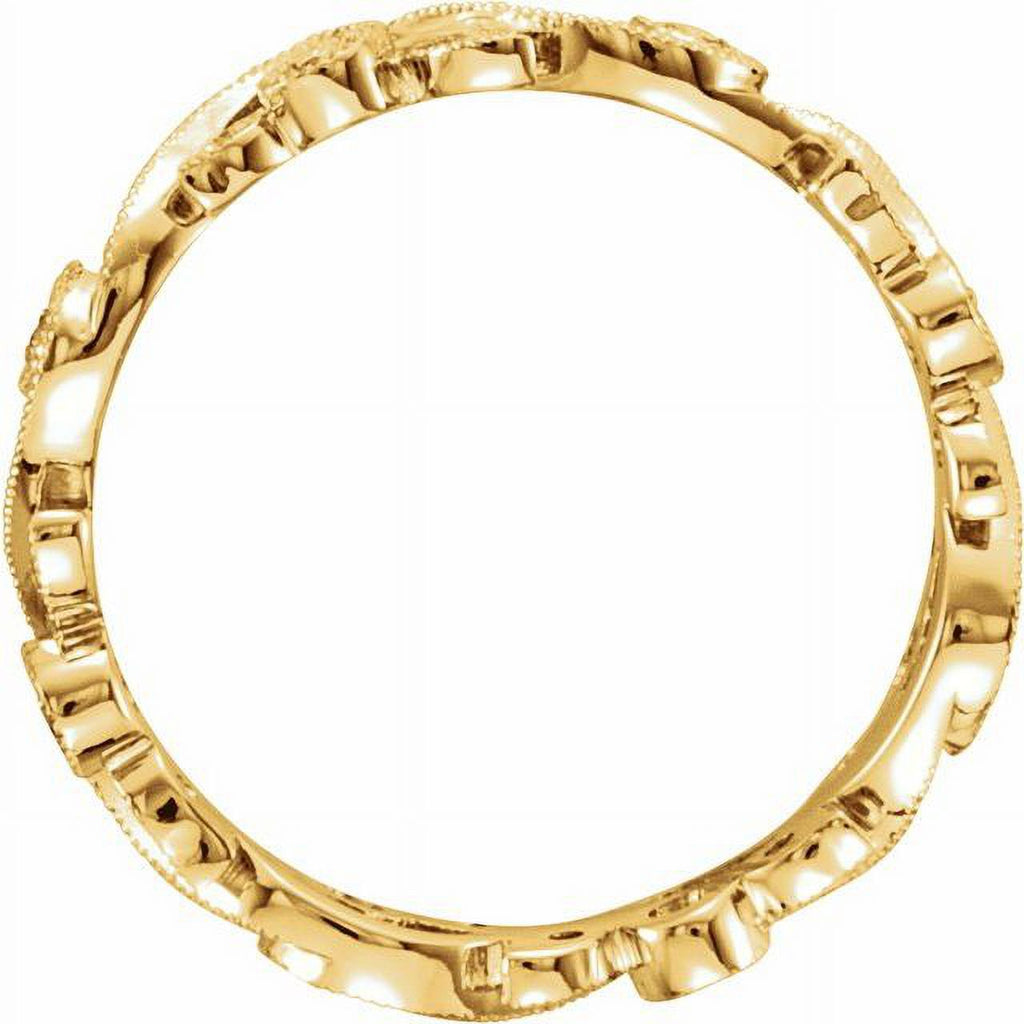 14K Yellow 1/4 CTW Natural Diamond Eternity Band Size 6 Y7749