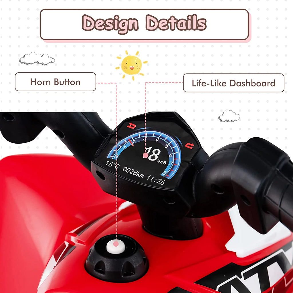 Blue 6V Battery Powered Kids Ride On ATV M81042