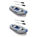 3-Person Inflatable Boat & Oars Set D66527