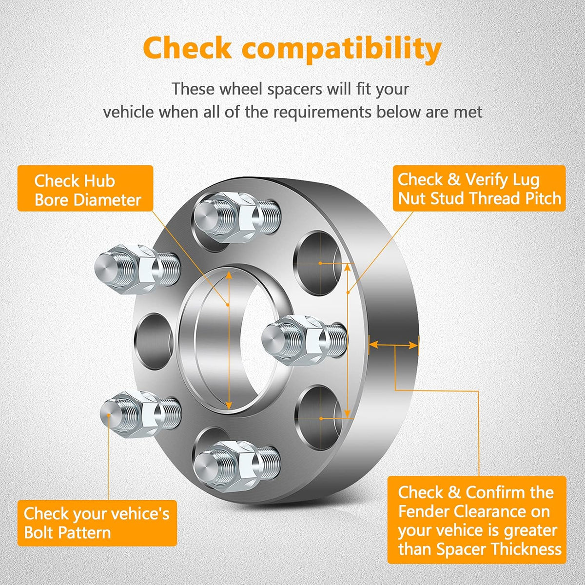 5x100 to 5x112 Wheel adapter 10mm with 14x1.5 Studs 5 lug hubcentric 2PCS H696109