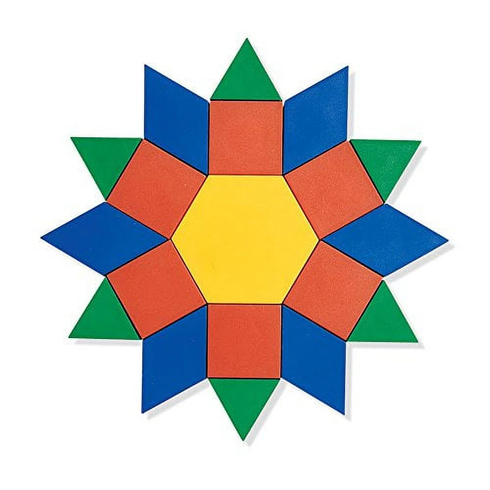 Set of 250 Wooden Pattern Blocks Y90518
