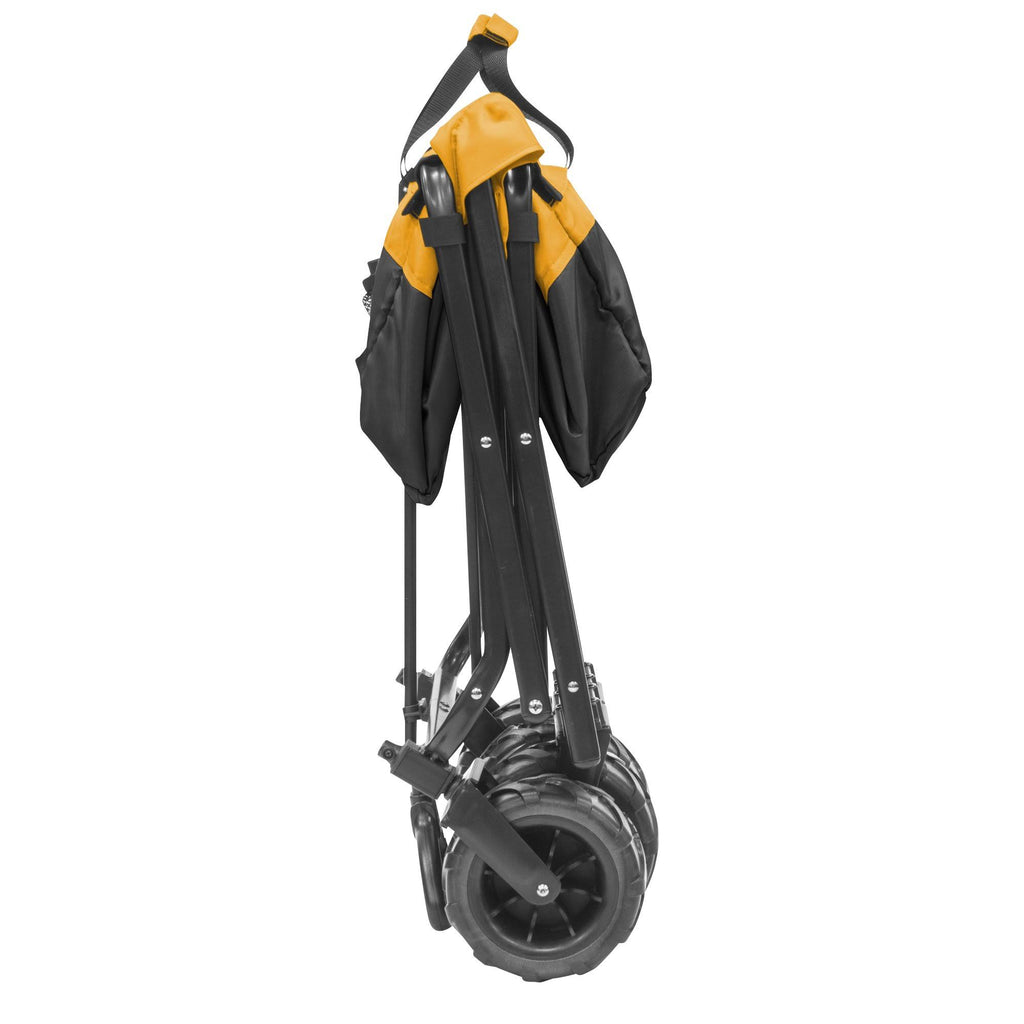 Black/Yellow All-Terrain Folding Wagon J7642