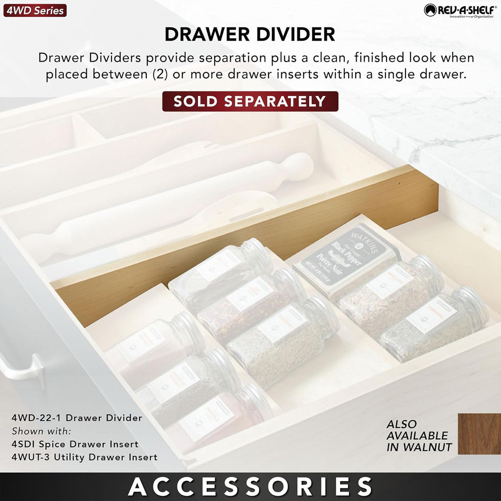 Dual Row Knife Block Drawer Organizer G729139