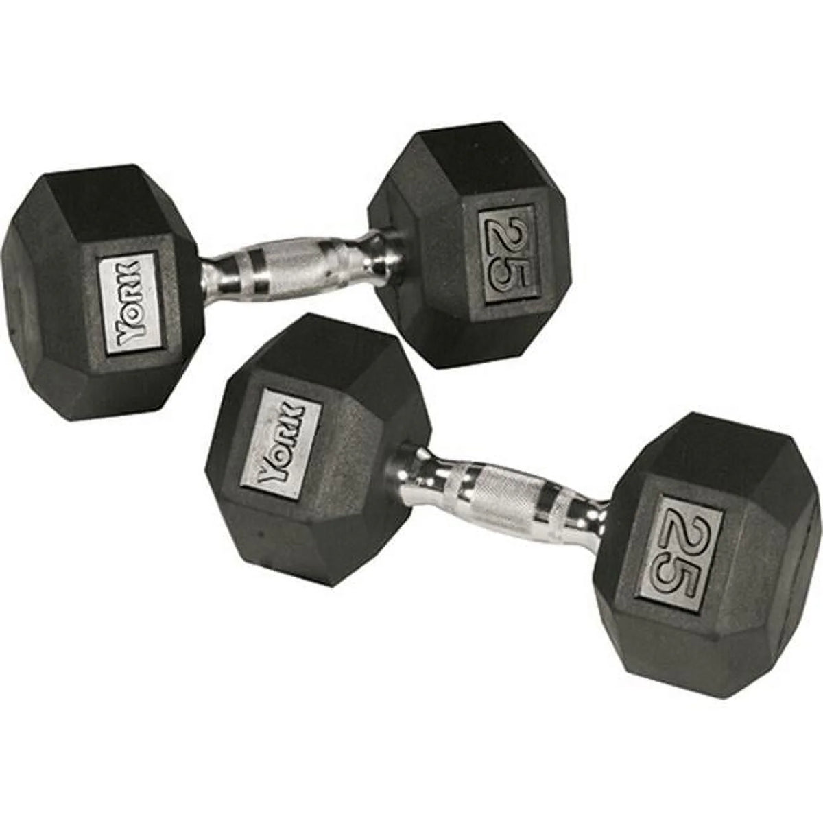 45 lbs Rubber Hex Dumbbell C88623