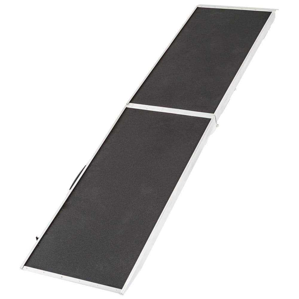 7 ft. Lightweight Extra Wide Folding Aluminum Pet Ramp W8557
